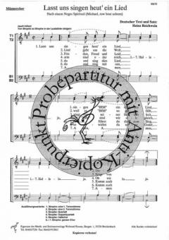 Lasst uns singen heut' ein Lied 