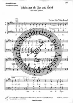 Wichtiger als Gut und Geld 