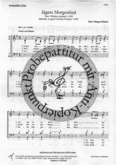 Jägers Morgenlied 