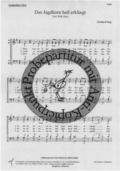 Das Jagdhorn hell erklingt 