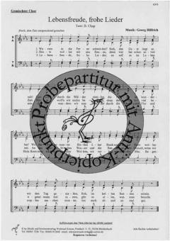 Lebensfreude, frohe Lieder 