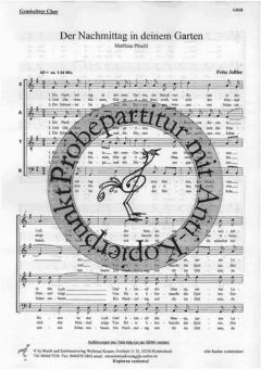 Ein Nachmittag in deinem Garten 