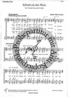 Schenk ein den Wein 