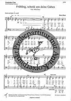 Frühling, schenk uns deine Gaben 