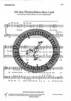 Mit dem Pferdeschlitten 