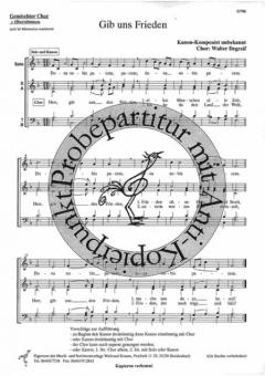 Gib uns Frieden 