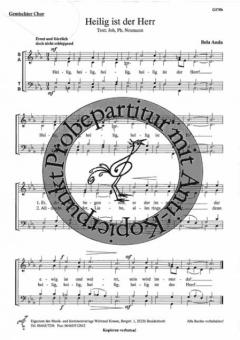 Heilig ist der Herr (Satz B) 