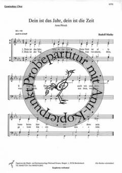 Dein ist das Jahr, dein ist die Zeit 