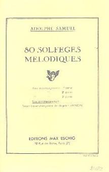 80 Solfeges Melodiques Sans Accompagnement 