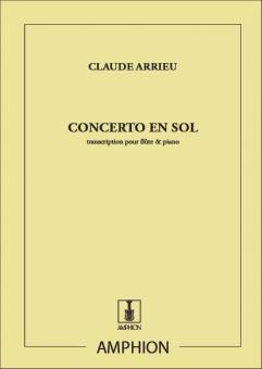 Concerto En Sol Fl / Piano 