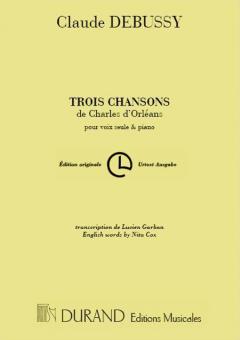 3 Chansons de Charles d'Orléans 