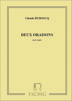 Dubosq 2 Oraisons Orgue 