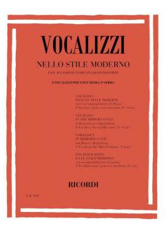 Vocalizzi Nello Stile Moderno I Serie 