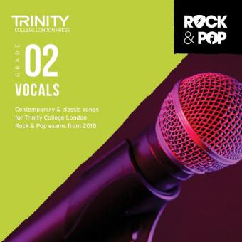 Trinity Rock & Pop 2018 Vocals Grade 2 CD 