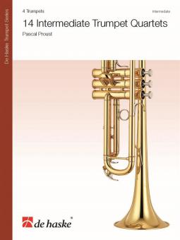14 Intermediate Trumpet Quartets 