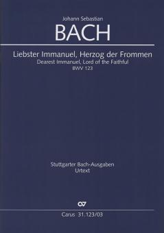 Liebster Immanuel, Herzog der Frommen Standard