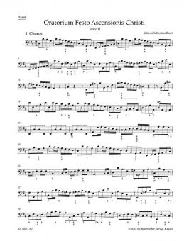 Himmelfahrts-Oratorium BWV 11 