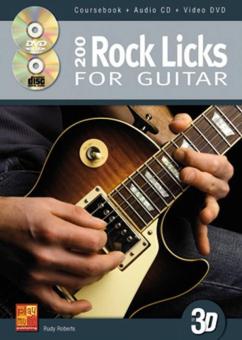 200 Rock Licks For Guitar In 3D 