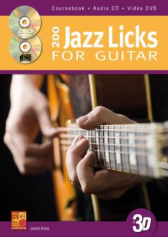 200 Jazz Licks For Guitar In 3D 
