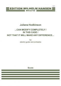 Can Modify Completely/In This Case/Not That It Will Make Any Difference... 