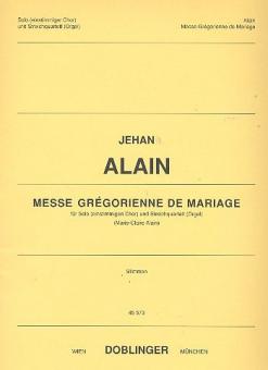 Messe grégorienne de Mariage 