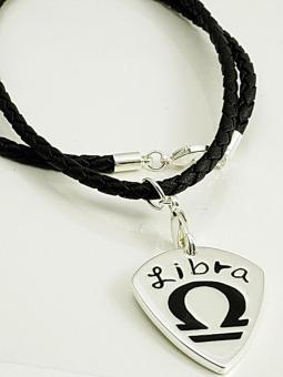 Rockys Plektrum + Kette Sternzeichen Waage 