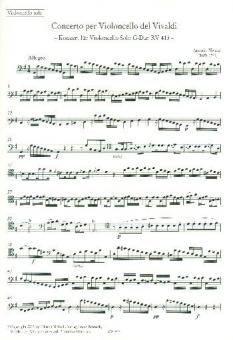 Konzert Nr. 16 G-Dur RV 413 