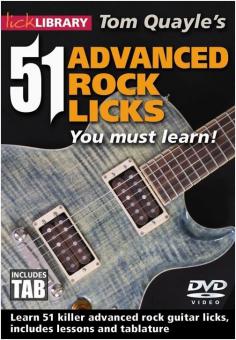 Tom Quayle's 51 Advanced Rock Licks You Must Learn! 