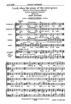Lord, When The Sense of Thy Sweet Grace 