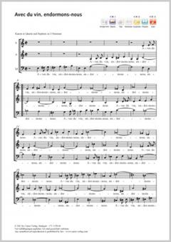 Avec du vin, endormons-nous Standard