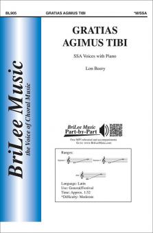 Gratias Agimus Tibi 