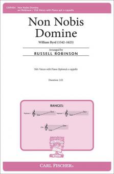 Non Nobis Domine 