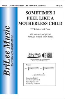 Sometimes I Feel Like A Motherless Child 