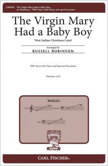 The Virgin Mary Had A Baby Boy 