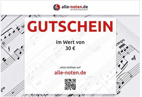 Geschenkgutschein 30 Euro 