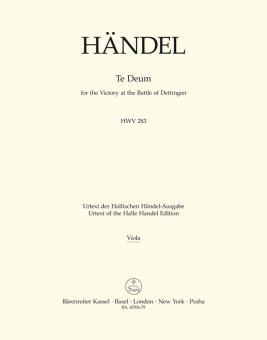 Te Deum for the Victory at the Battle of Dettingen HWV 283 