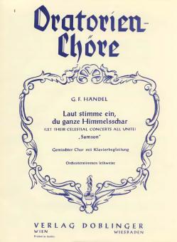 Laut stimme ein, du ganze Himmelsschar 