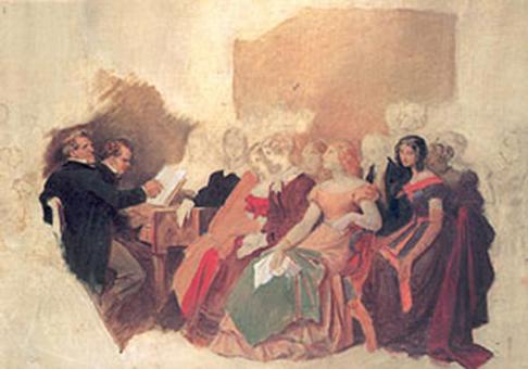 Schubert-Abend bei Josef von Spaun 
