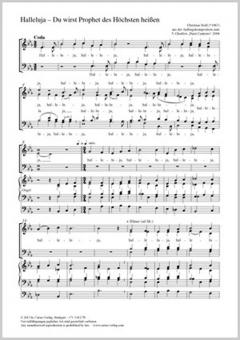 Halleluja - Du wirst Prophet des Höchsten heißen Standard