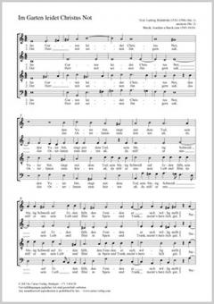 Im Garten leidet Christus Not Standard