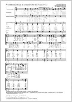 Vom Himmel hoch, da komm ich her Standard