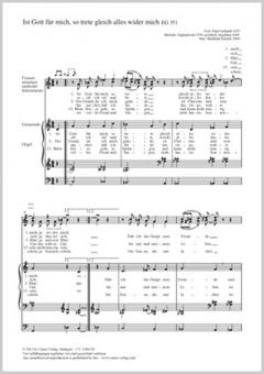 Ist Gott für mich, so trete gleich alles wider mich Standard