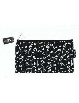 Pencil case notes black 
