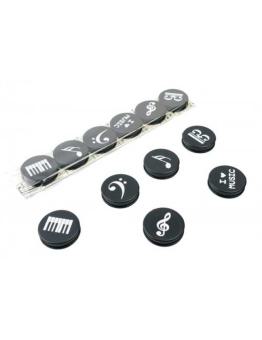 Magnet music notes 6er Pack 