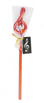 Violinschlüsselbleistift rot 