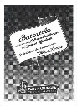 Barcarole aus Hoffmanns Erzählungen 