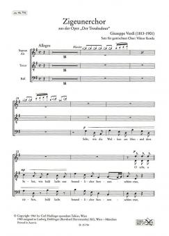 Zigeunerchor aus Troubadour 