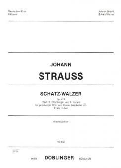 Schatz-Walzer nach Motiven aus der Operette 'Die Fledermaus' op. 418 