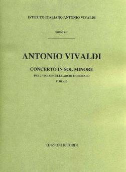 Concerto In G Minor RV531 FIII#2 T61 