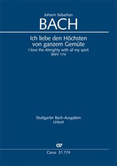 Ich liebe den Höchsten von ganzem Gemüte BWV 174 Standard